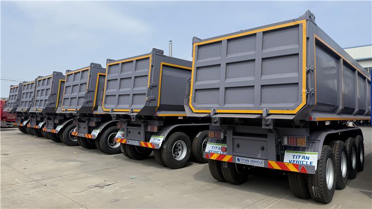 4 Axle Dump Trailer for Sale In Angola