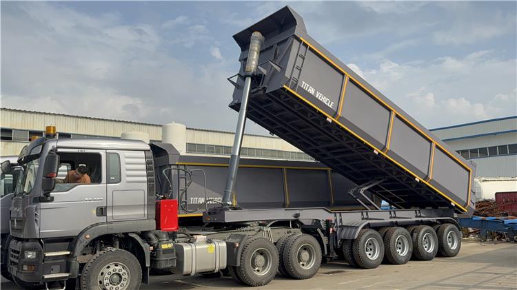 4 Axle Dump Trailer for Sale In Angola