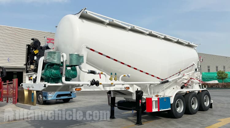 3 Axle Bulk Cement Tanker Trailer for Sale in Sudan