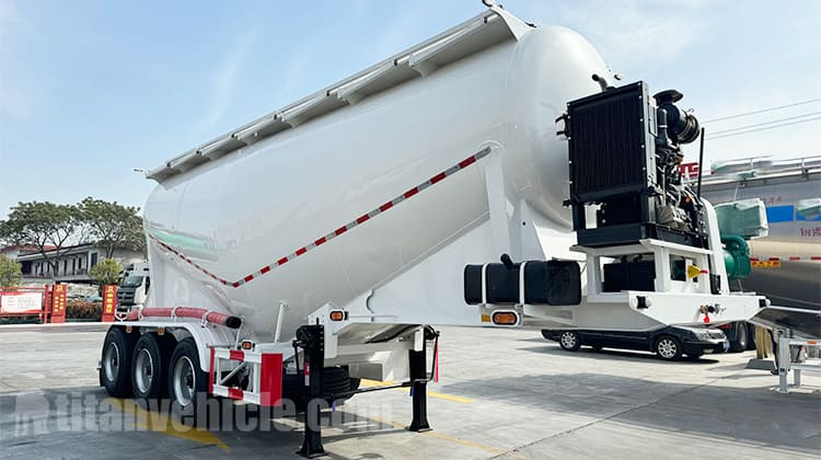 3 Axle Bulk Cement Tanker Trailer for Sale in Sudan