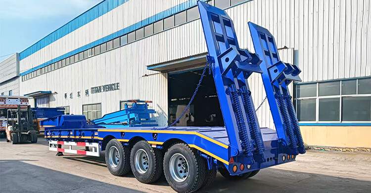 3 Axle Semi Lowbed Trailer for Sale in Tanzania
