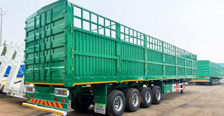 3 Axle Fence Semi Trailer for Sale in Sierra Leone