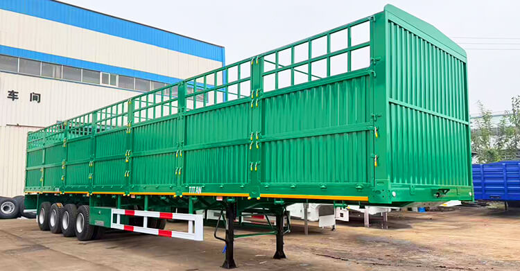 3 Axle Fence Semi Trailer for Sale in Sierra Leone