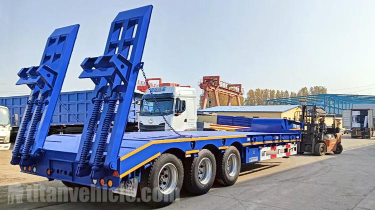 Tri Axle Semi Lowbed Trailer in Stock for Sale in Guyana