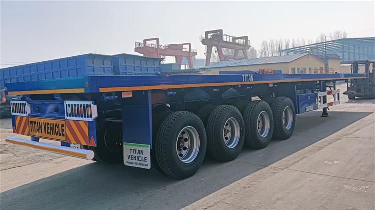4 Axle Flatbed Trailer for Sale In UAE