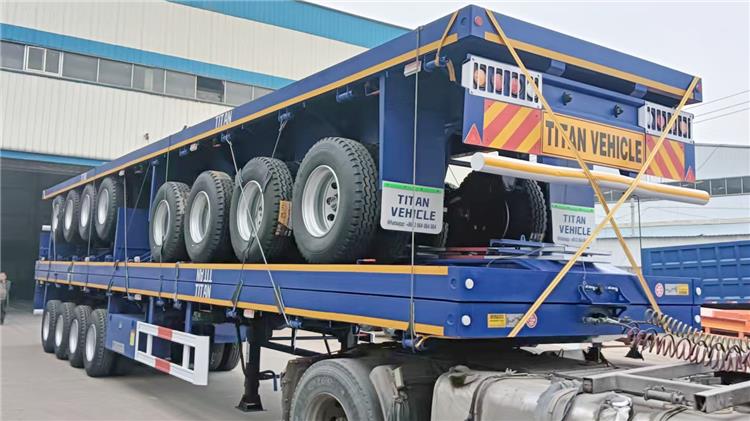 4 Axle Flatbed Trailer for Sale In UAE