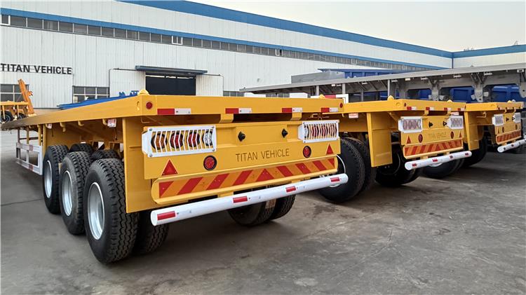 13m Flatbed Semi Trailer for Sale In Indonesia