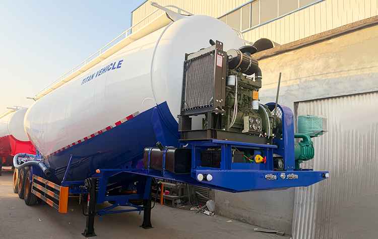 3 Axle Bulk Cement Tanker Trailer for Sale in Nigeria