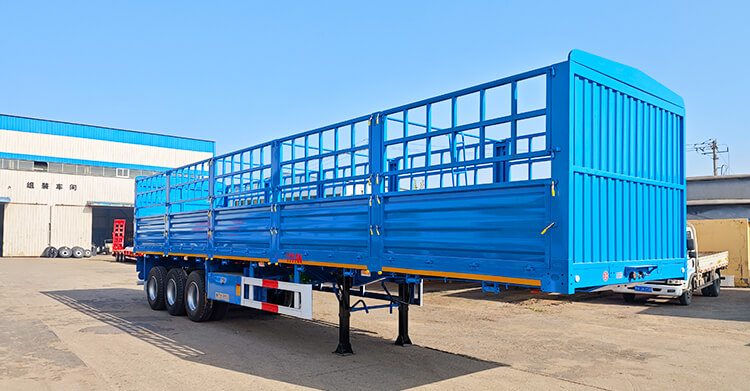 3 Axle Fence Semi Trailer for Sale in Ghana