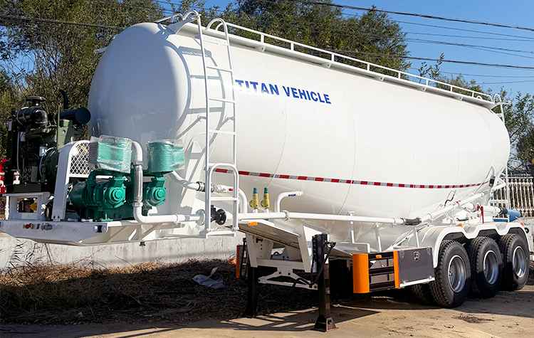 3 Axle Cement Tanker Trailer for Sale in Senegal