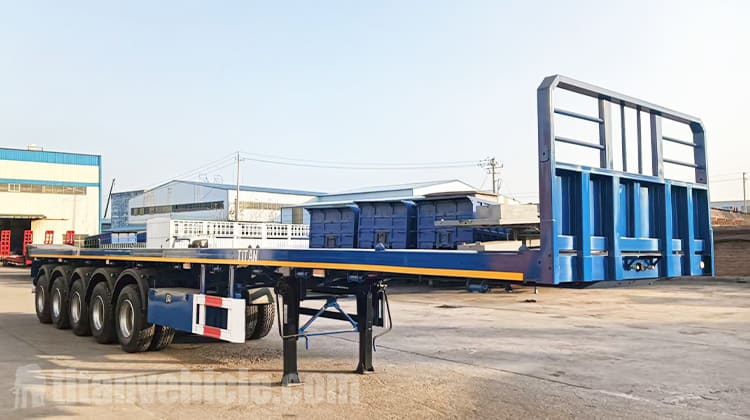 5 Axle Semi Truck Flatbed Trailer for Sale in Congo