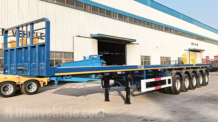 5 Axle Semi Truck Flatbed Trailer for Sale in Congo