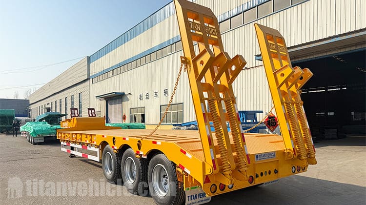 Tri Axle Low Loader Trailer for Sale in Angola