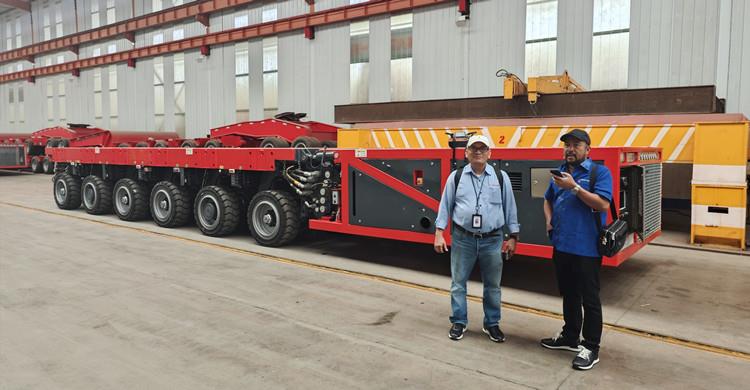 Customers from the UAE Visit TITAN SPMT Trailer Factory