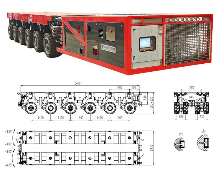 SPMT Trailer with PPU for Sale in UAE