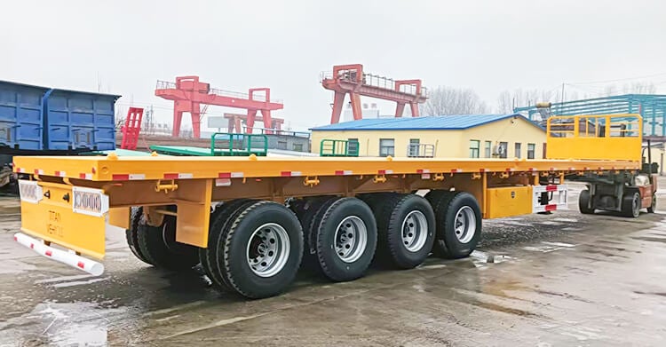 4 Axle Flatbed Trailers for Sale Price in Lagos Nigeria