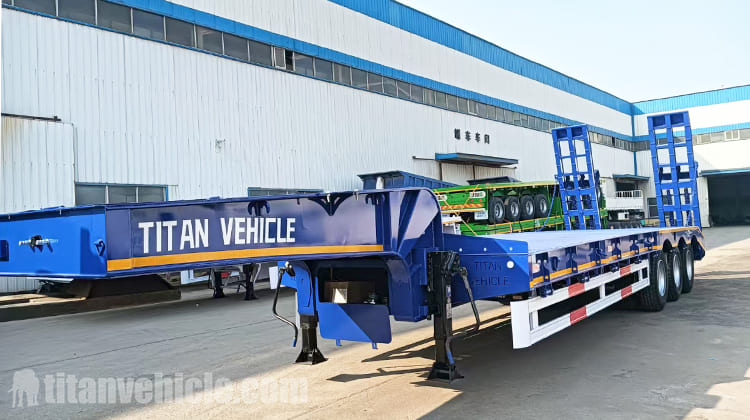 3 Axle Semi Low Loader Trailer for Sale in Tanzania