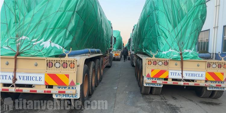 4 Axle Bulk Cement Tanker Trailer for Sale in Gambia