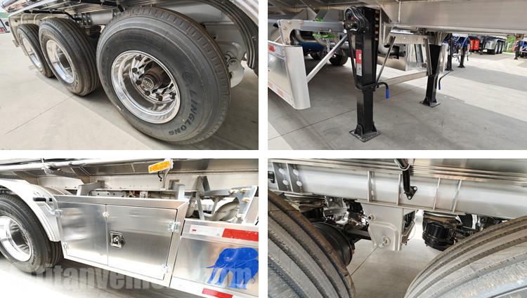 Aluminum Tanker Semi Trailer for Sale in Jamaica