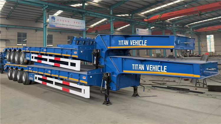 100 Ton Low Bed Trailer for Sale In Turkmenistan