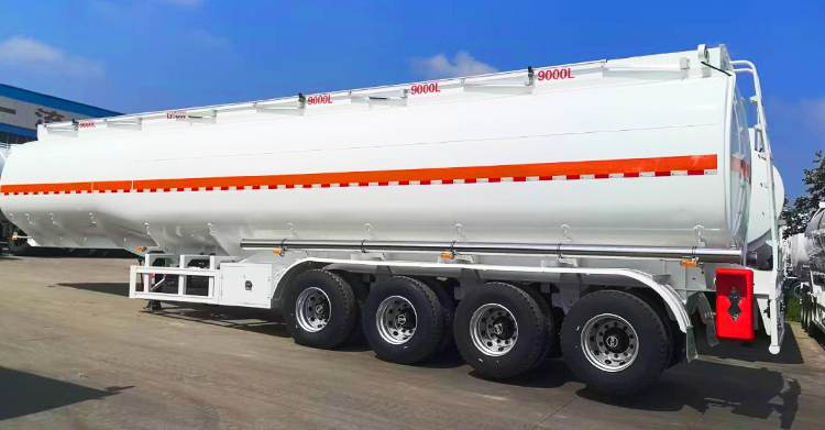 45000 liters Fuel Tanker Trailer for Sale in Senegal