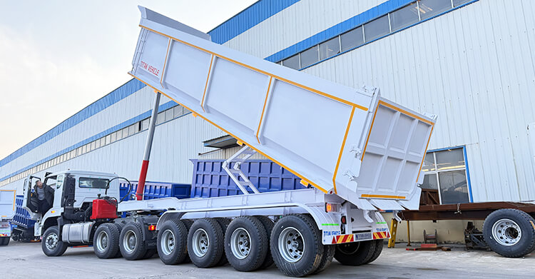 4 Axle Dump Semi Trailer for Sale in Jamaica