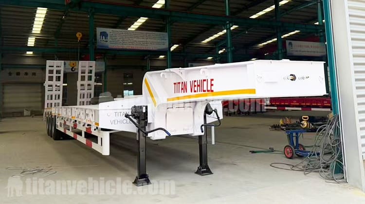 60 Ton Lowbed Trailer Truck for Sale in Senegal