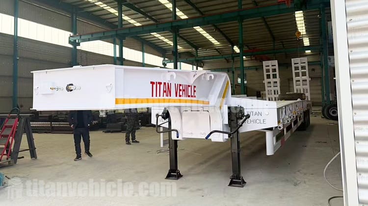 60 Ton Lowbed Trailer Truck for Sale in Senegal