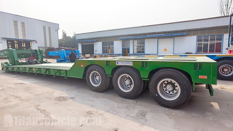 80 Ton Lowboy Gooseneck Trailer for Sale in Ghana