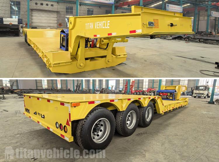 3 Axle 80 Ton Detach Lowboy Trailer for Sale in Ghana