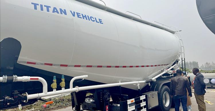 Customers from Zambia Visit TITAN to Buy Cement Bulker