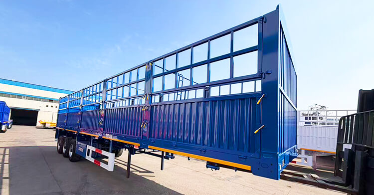 3 Axle Fence Cargo Semi Trailer for Sale in Bolivia