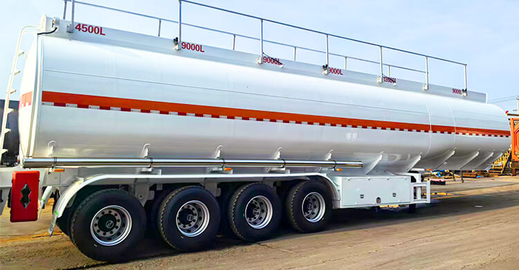 4 Axle Titan Fuel Tanker Trailer for Sale in Tanzania