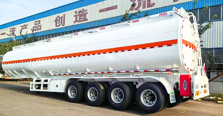 4 axle titan fuel tanker trailer for sale in Tanzania