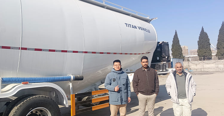 40 CBM Bulk Cement Tank Trailer for Sale in Saudi Arabia