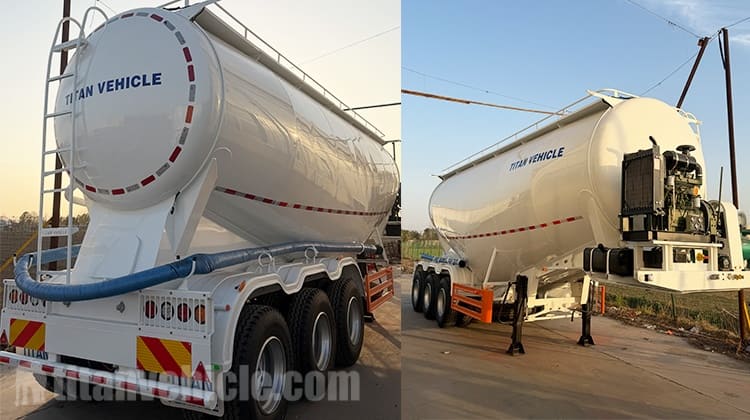 40 CBM Bulk Cement Tank Trailer for Sale in Saudi Arabia