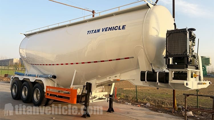 40 CBM Bulk Cement Tank Trailer for Sale in Saudi Arabia