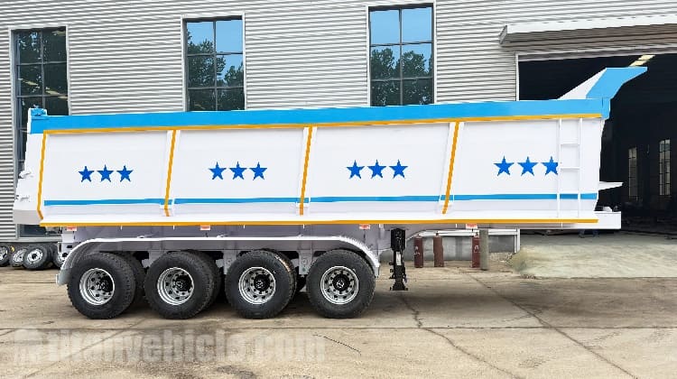 4 Axle Semi Tipper Trailer for Sale in Tanzania