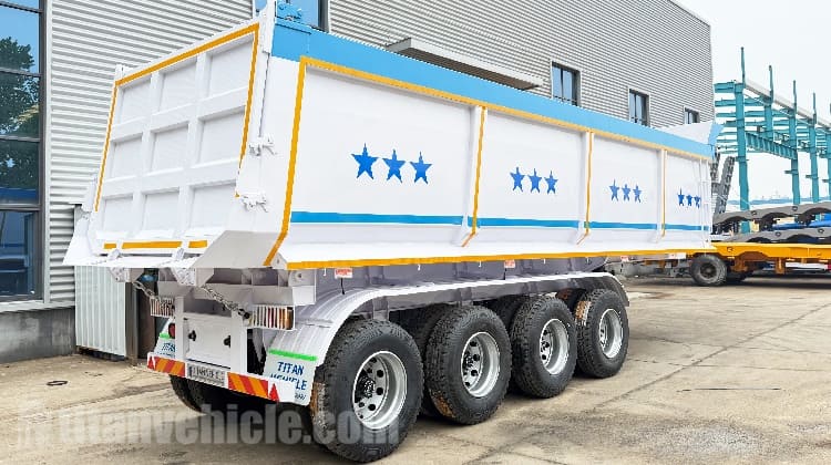 4 Axle Semi Tipper Trailer for Sale in Tanzania