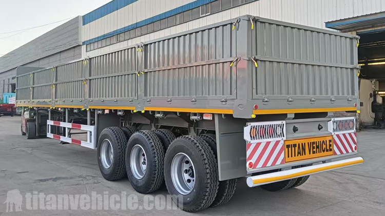 60 Ton Tri Axle Sidewall Trailer for Sale in Nigeria