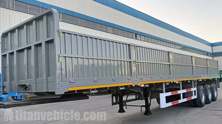 60 Ton Tri Axle Sidewall Trailer for Sale in Nigeria