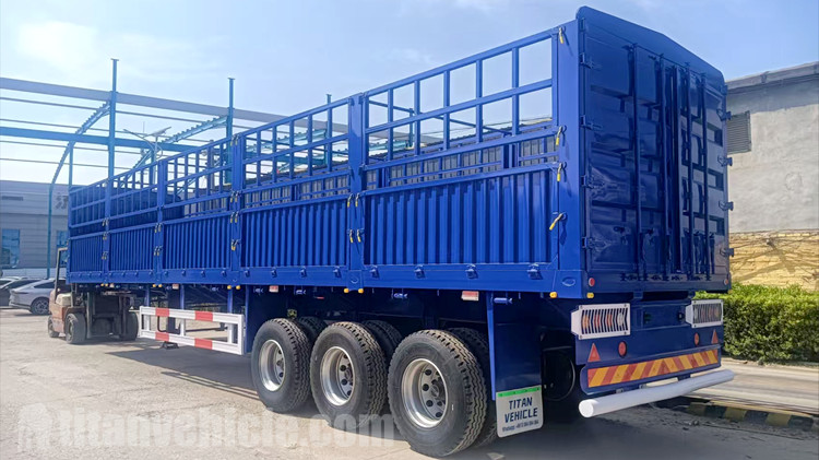 3 Axle Fence Semi Trailer for Sale in Mozambique