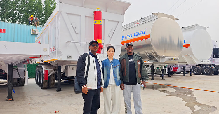 Heavy Duty 3 Axle 60 Ton Low Bed Trailer Price in Zambia