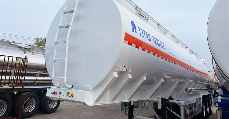 Titan 45000 Liters Fuel Tanker Trailer for Sale in Ghana