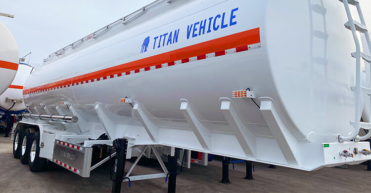Titan 45000 Liters Fuel Tanker Trailer for Sale in Ghana