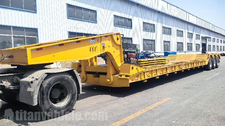 80 Ton Lowboy Gooseneck Trailer for Sale in Sierra Leone
