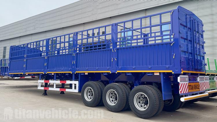 60 Ton Fence Cargo Semi Trailer for Sale in Mozambique