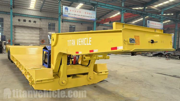 Front Loader Detach Gooseneck Low Bed Trailer for Sale in Nigeria