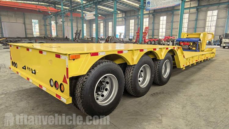 Front Loader Detach Gooseneck Low Bed Trailer for Sale in Nigeria