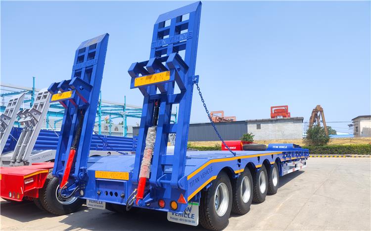 Tri Axle 80 Ton Low Bed Trailer for Sale In Nigeria Lagos